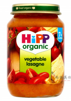 英国HIPP喜宝有机蔬菜千层面泥
