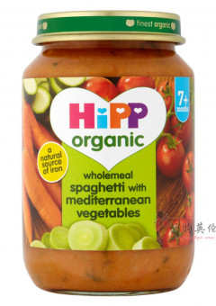 英国HIPP喜宝有机地中海蔬菜意面泥