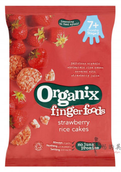 英国ORGANIX欧格妮手指有机草莓米饼